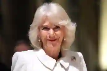 . 08/02/2024. Salisbury, United Kingdom. Queen Camilla at a Musical Evening to celebrate the work of local charities at