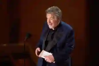 Al Pacino presents the Oscar® for Best Picture during the live ABC telecast of the 96th Oscars® at the Dolby® Theatre