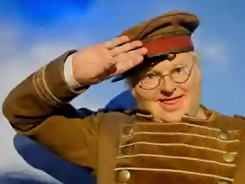 Alfred Hawthorne `Benny` Hill, Madame Tussauds, UK 2018. Alfred Hawthorne `Benny` Hill was an English comedian and actor