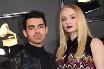 Joe Jonas and Sophie Turner at the 62nd Grammys on January 26, 2020