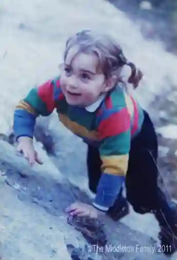 Kate Middleton, pictured in 1985 as a child
