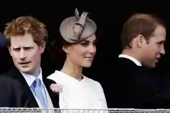 El príncipe Harry, Kate Middleton y el príncipe William
