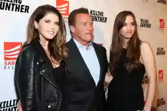 Katherine Schwarzenegger, Arnold Schwarzenegger and Christina Schwarzenegger