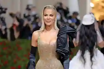 Khloé Kardashian at the Met Gala on May 2, 2022