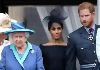 Queen Elizabeth, Duchess Meghan, Prince Harry