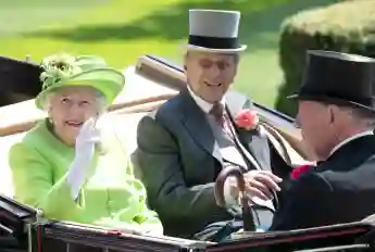 Queen Elizabeth and Prince Philip at Ascot 2017