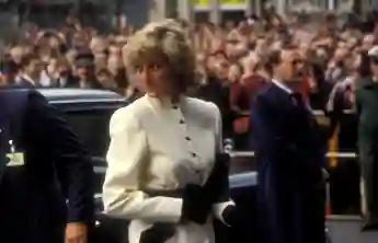 Lady Diana on the occasion of a visit to Cologne on November 2, 1987