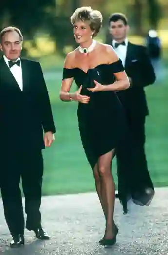 Lady Diana in the so-called revenge dress in 1994