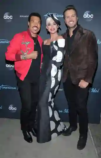 Lionel Richie, Luke Bryan and Katy Perry at the American Idol Finale on May 19th, 2019