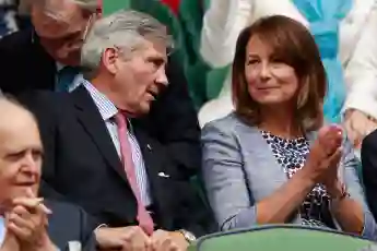 Michael Middleton and Carole Middleton at Wimbledon in 2016