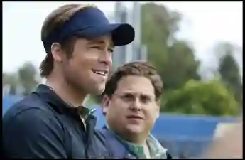 Brad Pitt and Jonah Hill in 'Moneyball'