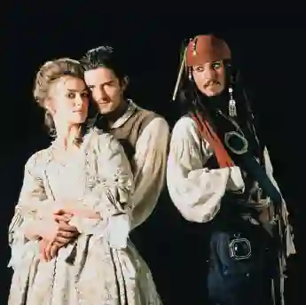 Pirates of the Caribbean: Keira Knightley, Orlando Bloom and Johnny Depp