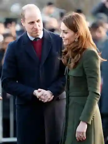 Prince William and Duchess Catherine in Bradford on Wednesday.