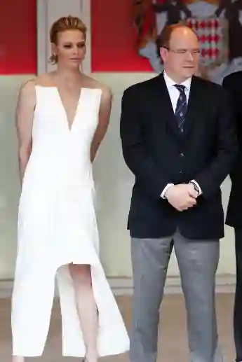 Princess Charlene of Monaco and Prince Albert of Monaco.