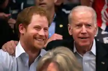 Prince Harry picture at Joe Biden inauguration 2021