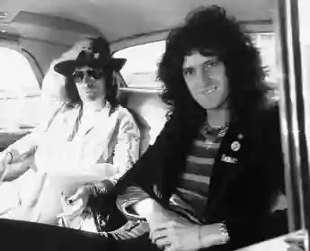 Queen band: Freddie Mercury and Brian May