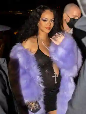 Rihanna in Paris in March 2022