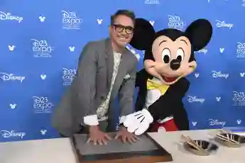 Robert Downey Jr. at the 2019 D23 Expo.