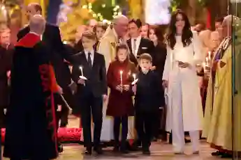 Prince William and Princess Kate with their children