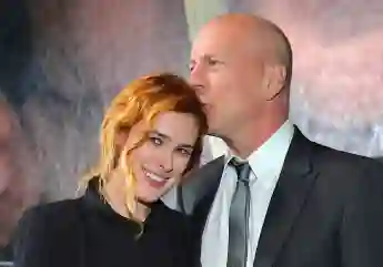 Rumer Willis and Bruce Willis