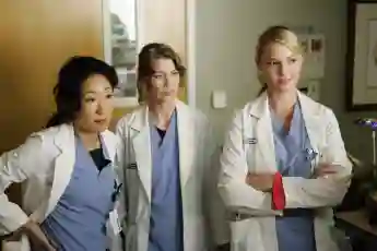 Sandra Oh, Ellen Pompeo and Katherine Heigl in Grey's Anatomy