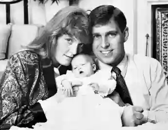 Sarah Ferguson and Prince Andrew on 22.08.1988.