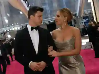 Colin Jost et Scarlett Johansson