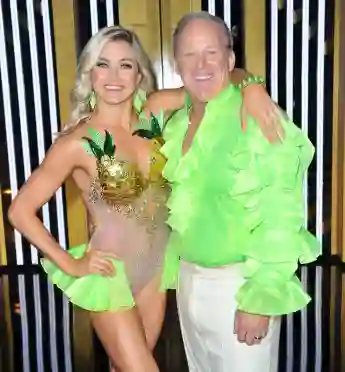 Lindsay Arnold and Sean Spicer attend the "Dancing With The Stars" Season 28 show at CBS Television City on September 16, 2019