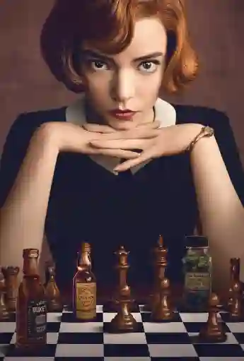 Poster of the series 'Queen's Gambit'