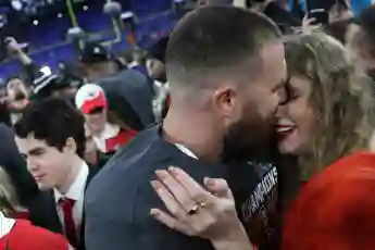 Taylor Swift and Trevis Kelce