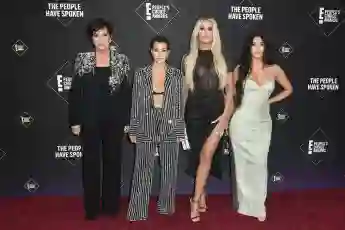 The Kardashians during the 2019 E! People's Choice Awards on November 10, 2019