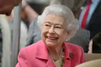 Concern For Her Health: The Queen Rides In Buggy At Garden Show