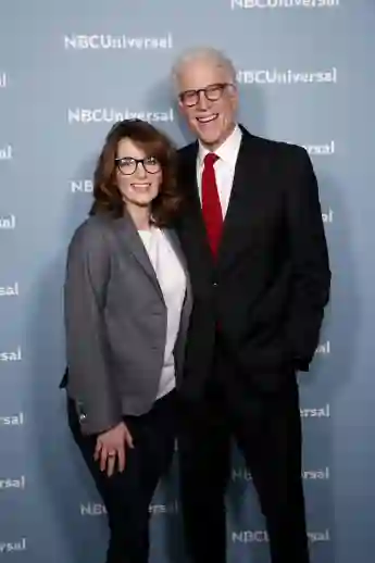 Tina Fey and Ted Danson
