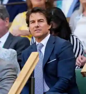 Tom Cruise at Wimbledon on July 9, 2022