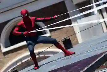 Tom Holland as "Spider-Man"