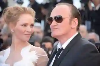 Uma Thurman and Quentin Tarantino