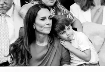 Duchess Kate and Prince Louis best pictures Queen Elizabeth Platinum Jubilee weekend photos royal family news latest
