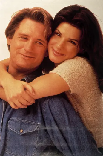 Bill Pullman and Sandra Bullock in "While You Were Sleeping".