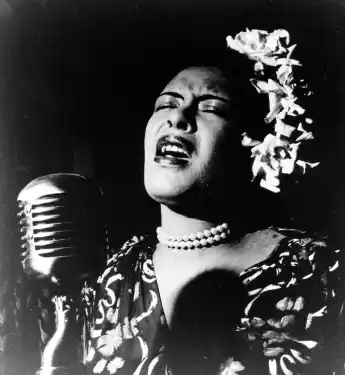 Billie Holiday, born Eleanora Fagan, African American jazz singer and songwriter. Billie Holiday (1915-1959)