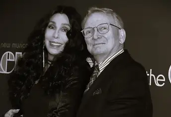 Bob Mackie and Cher