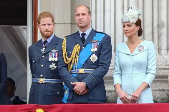 Duchess Catherine, Prince Harry and Prince William