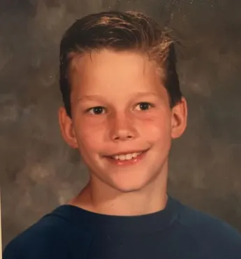 Chris Pratt im Alter von 13 Jahren