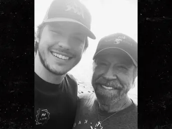 Dakota Norris and Chuck Norris