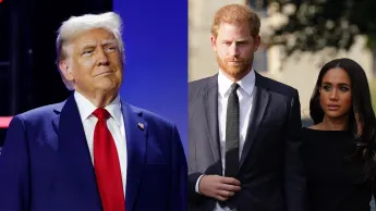 Donald Trump, Prince Harry and Meghan Markle