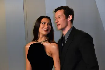 Dua Lipa and Callum Turner shine