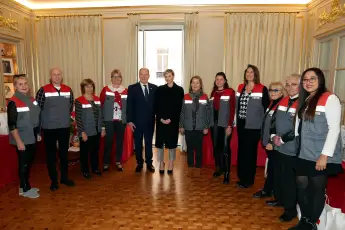 prince albert for princess charlene gifts charity appearance