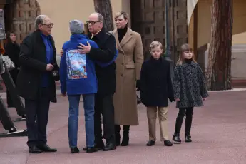 Prince Albert Princess Charlène Prince Jacques Princess Gabriella