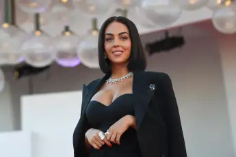 Georgina Rodriguez first appearance after twins tragedy son baby Cannes 2022 Instagram post-baby look