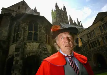 Tracey Emin And Sir Michael Gambon - Honorary Degree Presentation
