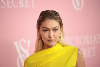 Top Model Gigi Hadid on the Red Carpet for Victoria's Secret in September 2023